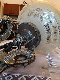 Lampadario Vintage In Ottone anni 70 (trattabile)