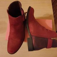 stivaletto basso rosso 37