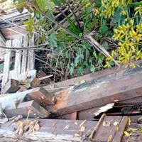 travi abete lamellare numero 7 diametro 200cm