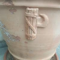 Grande vaso terracotta antico periodo fascista rar