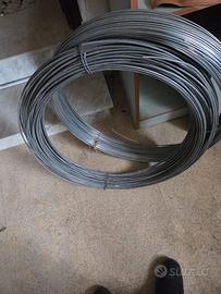 Filo per vigneto, carrello con gomma, funeacciaio