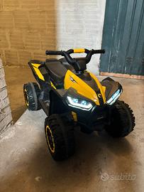 Quad elettrico per bambini car-a XC Sport giallo e