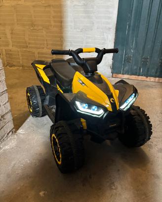 Quad elettrico per bambini car-a XC Sport giallo e