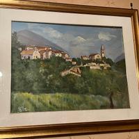 Quadro olio su tela pittore Antonio Napoleoni