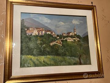 Quadro olio su tela pittore Antonio Napoleoni