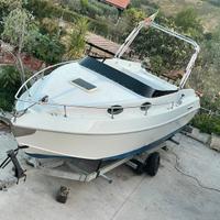 Barca 7 metri e carrello biasse