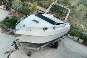 Barca 7 metri e carrello biasse