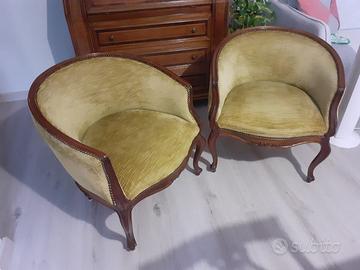 Coppia poltrone pozzetto