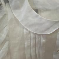 Camicetta in organza di cotone