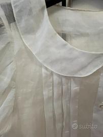 Camicetta in organza di cotone