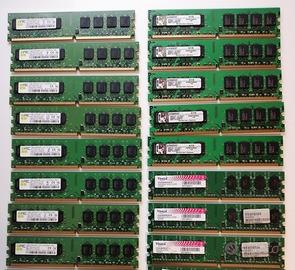 Memorie Ram DDR2 1 Gb e 2 Gb