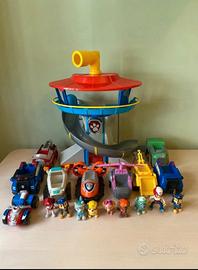 Quartier generale Paw Patrol e auto+personaggi