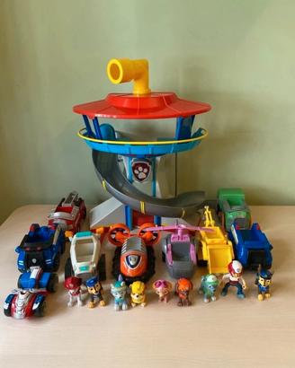 Quartier generale Paw Patrol e auto+personaggi