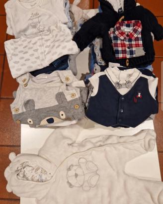 lotto bimbo inverno 3/6 mesi