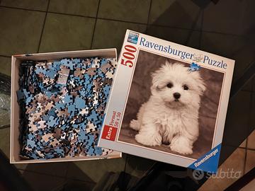 Puzzle  - Cucciolo di Maltese - 500 pezzi 