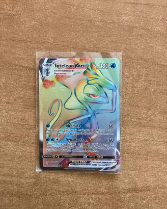 Carta Pokémon Inteleon VMAX Rainbow Secret Rare