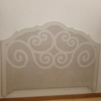 Testiera letto matrimoniale in legno