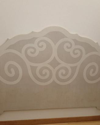 Testiera letto matrimoniale in legno