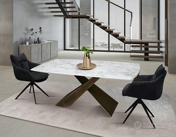 Nuovi tavoli 2026 ceramici allungabili eleganti