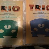  Libri Triò Educazione Musicale Delfrati Carlo.