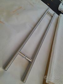 maniglioni in acciaio inox oppure oro