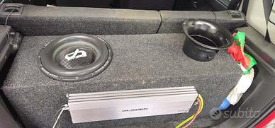 Subwoofer  Deaf Bonce DB-312 + GLADEN RC3200c1