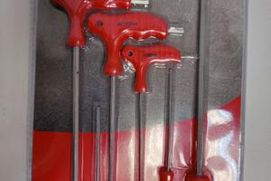 Chiavi maschio esag. Ball point piegate 6 pz