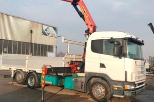 SCANIA V8 GRU PALFINGER RADIO , SCARRABILE TRAINO