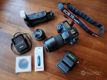 Canon EOS 7D Mark II + obiettivi e accessori