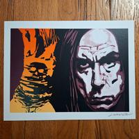 Tanino Liberatore Iggy Pop stampa firmata