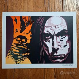 Tanino Liberatore Iggy Pop stampa firmata