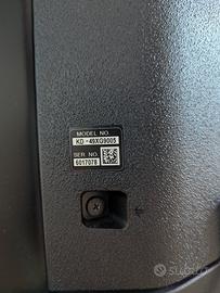 Sony Bravia 49" | KD-49XG9005 | Ricambi