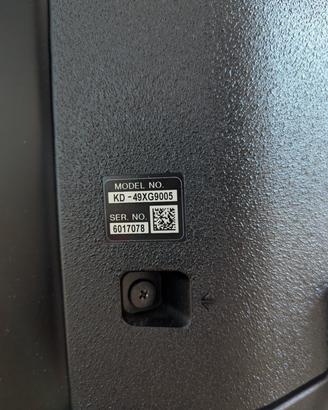 Sony Bravia 49" | KD-49XG9005 | Ricambi