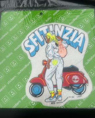 adesivo vintage Sfitinzia 1985