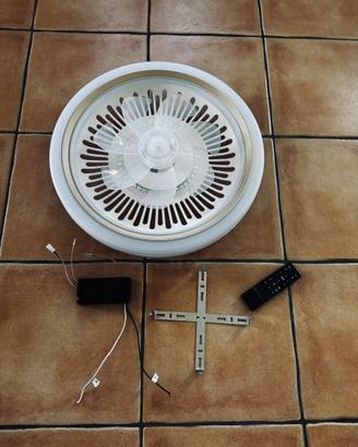 Ventilatore soffitto + illuminazione