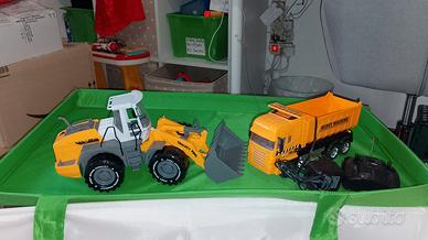 camion radiocomandato più ruspa