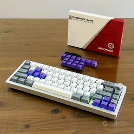 HK Gaming Rubber Keycaps Viola Purple - Set FPS