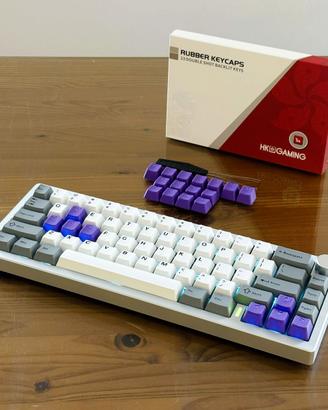 HK Gaming Rubber Keycaps Viola Purple - Set FPS