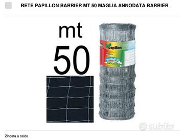  rete 50mt per recinzione Papillon  h130 