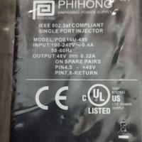 Phihong PSA16U-480 48V Alimentatore iniettore PoE