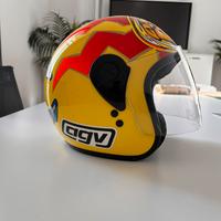 Casco Agv jet Sole Luna Valentino Rossi