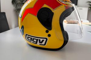 Casco Agv jet Sole Luna Valentino Rossi