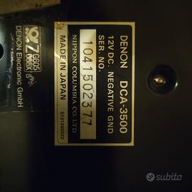 amplificatore auto denon