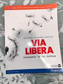 Libro via libera scuole superiori italiano