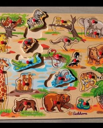 gioco in legno sagome