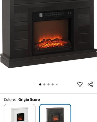caminetto elettrico homcom