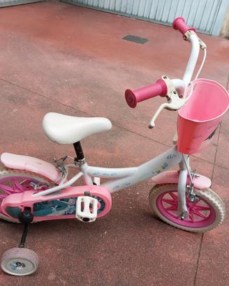 bicicletta bambina 3-4 anni, con rotelle