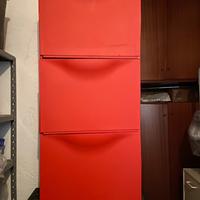Scarpiera rossa IKEA – 3 scomparti