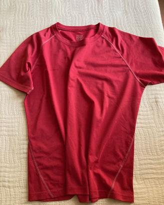 T-shirt tecnica Decathlon rosa