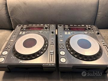 Coppia Pioneer CDJ 850 - Console dj